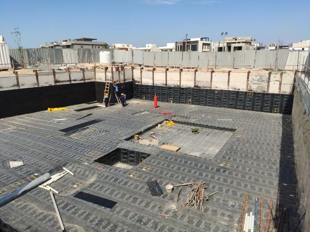 SBS Membrane waterproofing dubai for basements