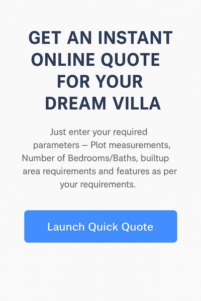 quick instant quote for villa